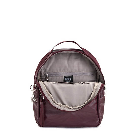 Mochilas Kipling Kae Classic Metallic Vino | MX 1586BE